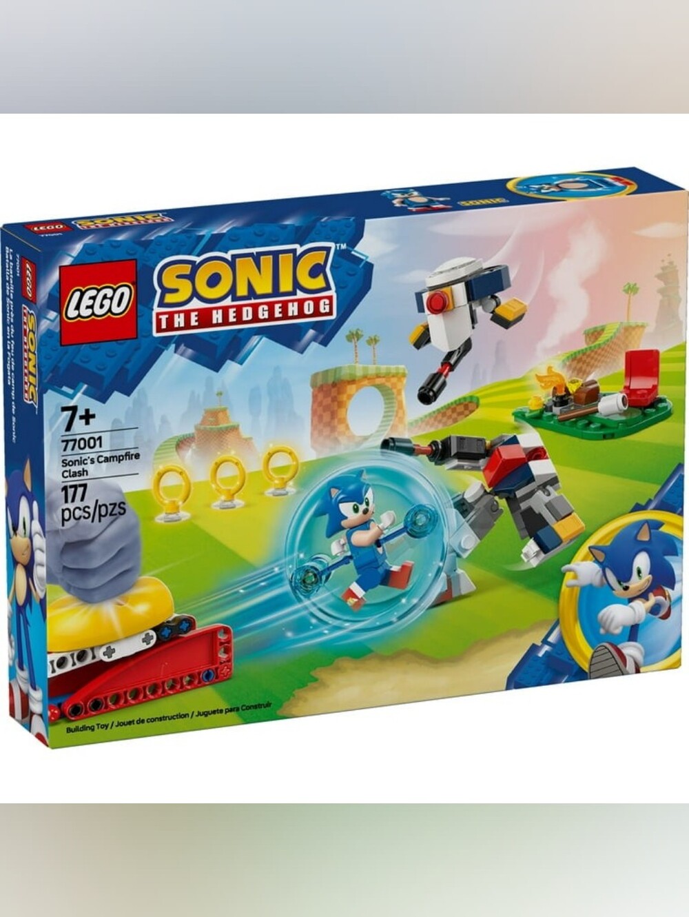 NIB LEGO Sonic the Hedgehog: Sonic's Campfire Clash 77001 177 Pcs - Building Toy